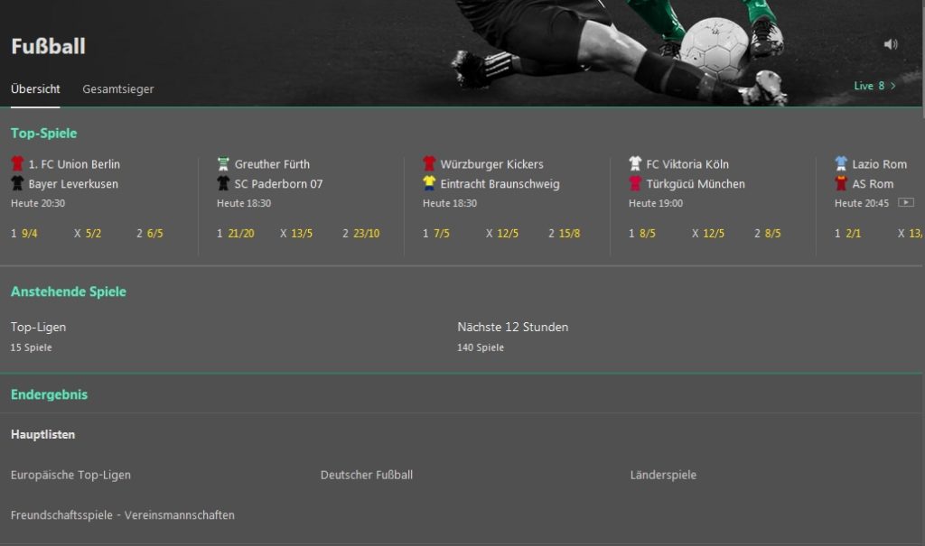 bet365 Fußball